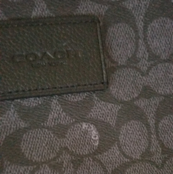 NWT Coach Campus Signature Coated Canvas Backpack F72051 Denim Charcoal - Picture 5 of 12